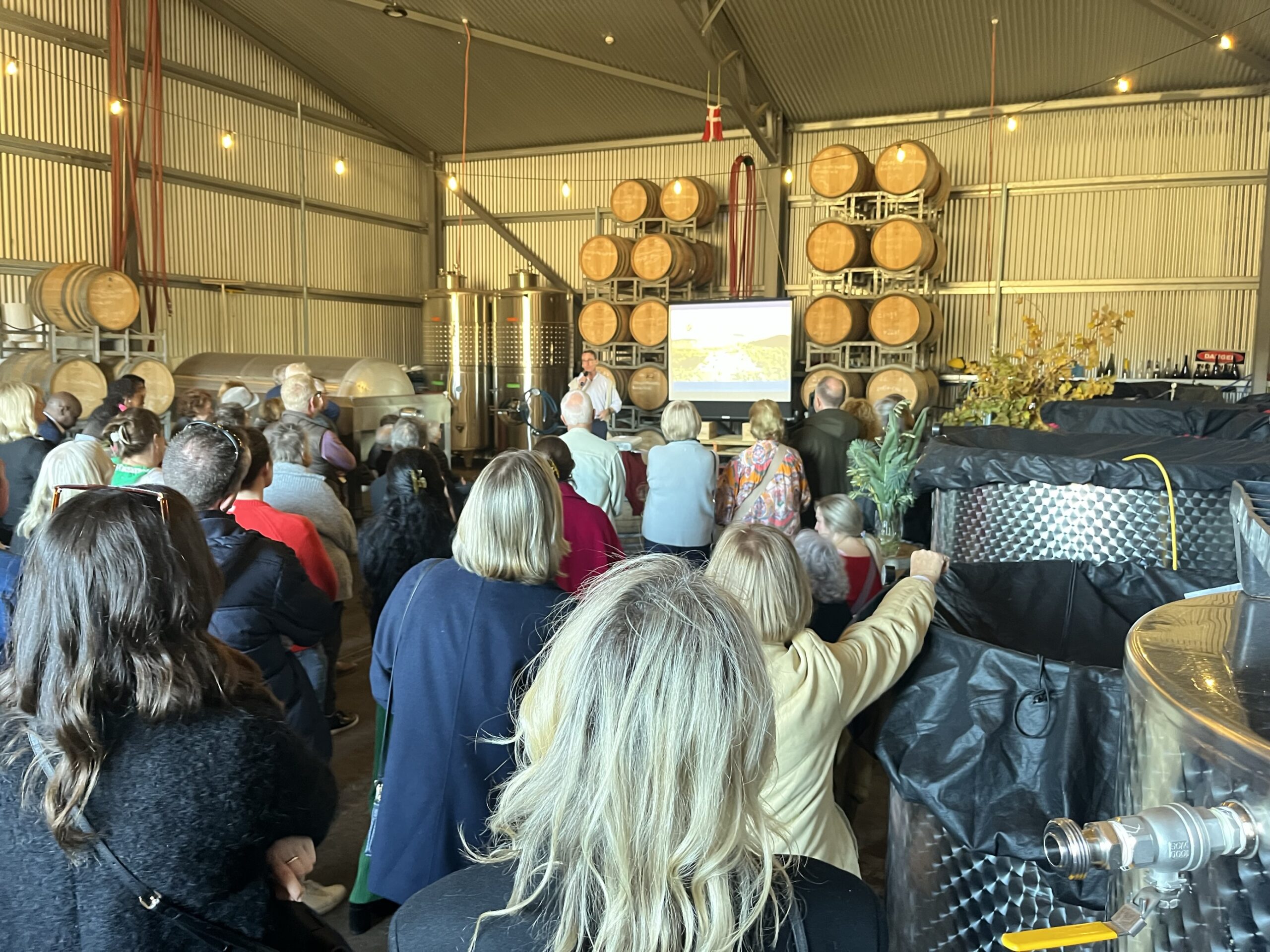 Invitation to a fundraising event at De Salis Wines in Orange, NSW, in May 2025