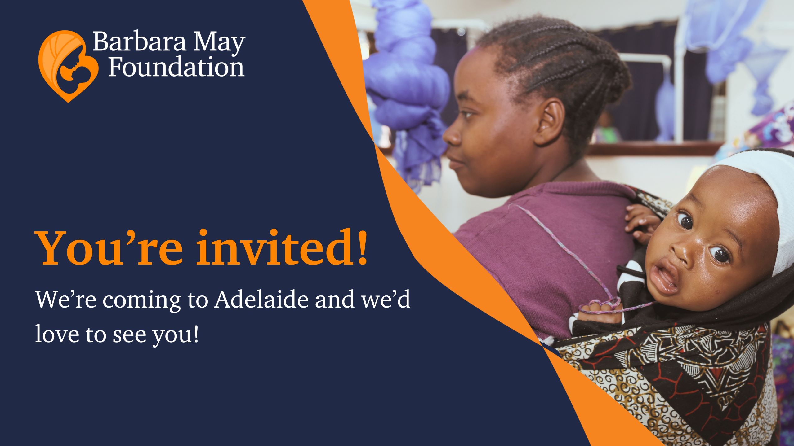 Invitation to a fundraising event at De Salis Wines in Orange, NSW, in May 2025